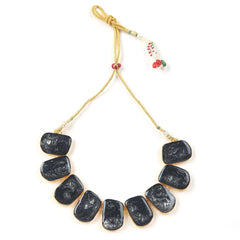Sizzle Jewels Handcrafted Black Quartz Necklace Set SIZZLE JEWELS