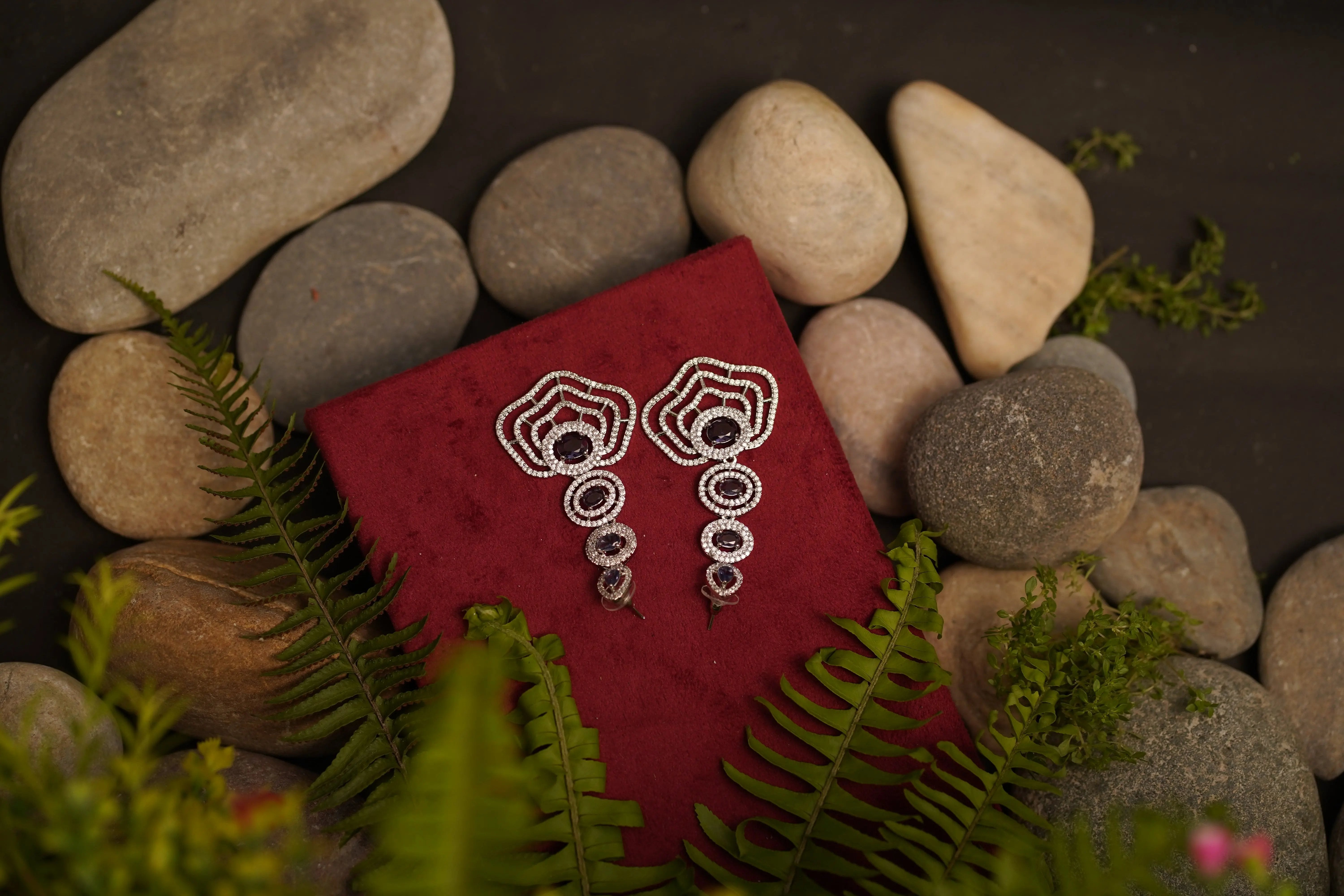 Luxury American Diamond Long Earrings for Women – Sparkling Party & Bridal Wear Jewelry SIZZLE JEWELS