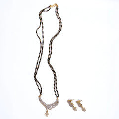 Elegant AD Stone Mangalsutra Set for Women SIZZLE JEWELS