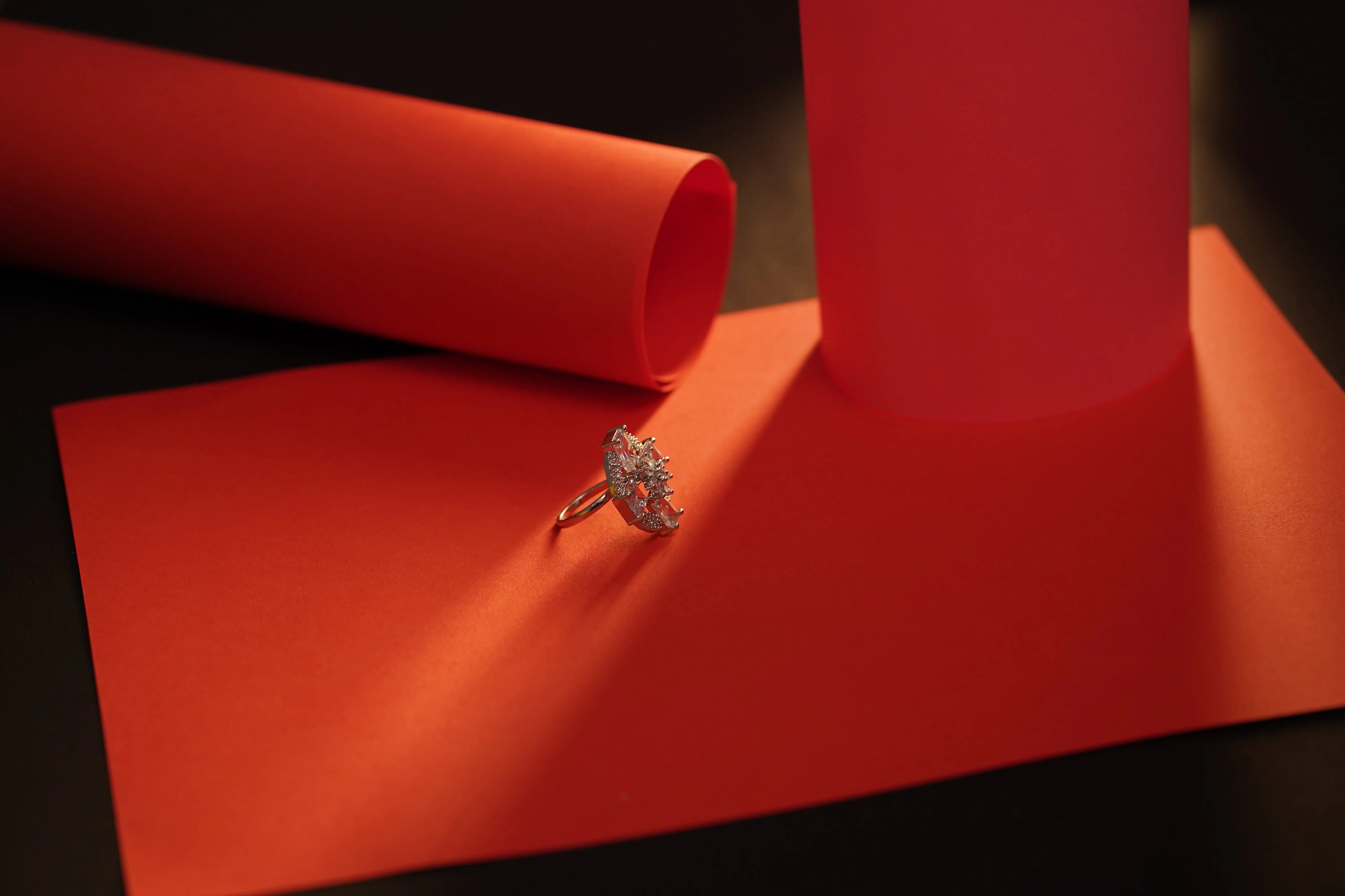 Elegant Silver Statement Ring for Women | Sparkling Cubic Zirconia Cocktail & Engagement Jewelry SIZZLE JEWELS