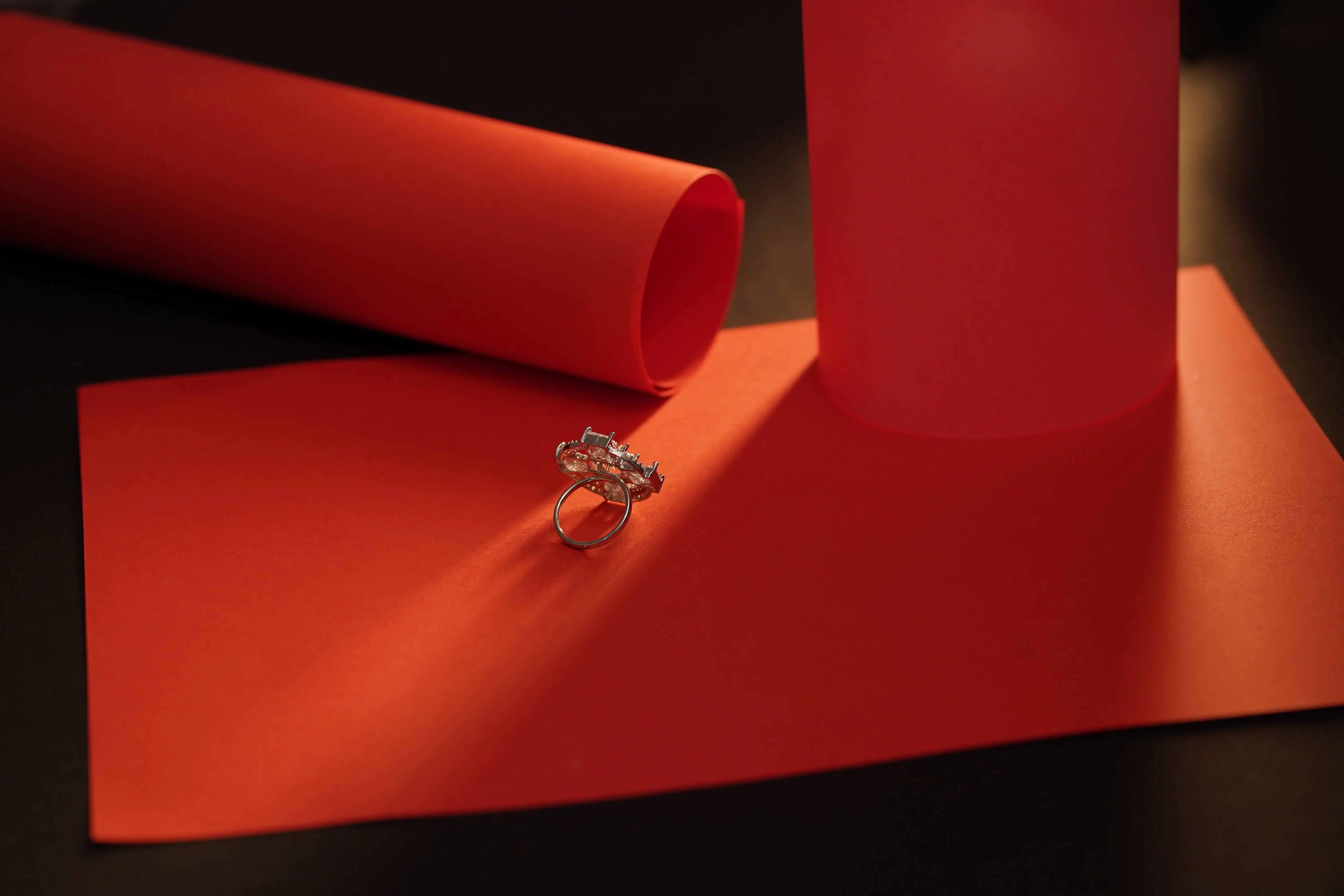 Elegant Silver Statement Ring for Women | Sparkling Cubic Zirconia Cocktail & Engagement Jewelry SIZZLE JEWELS