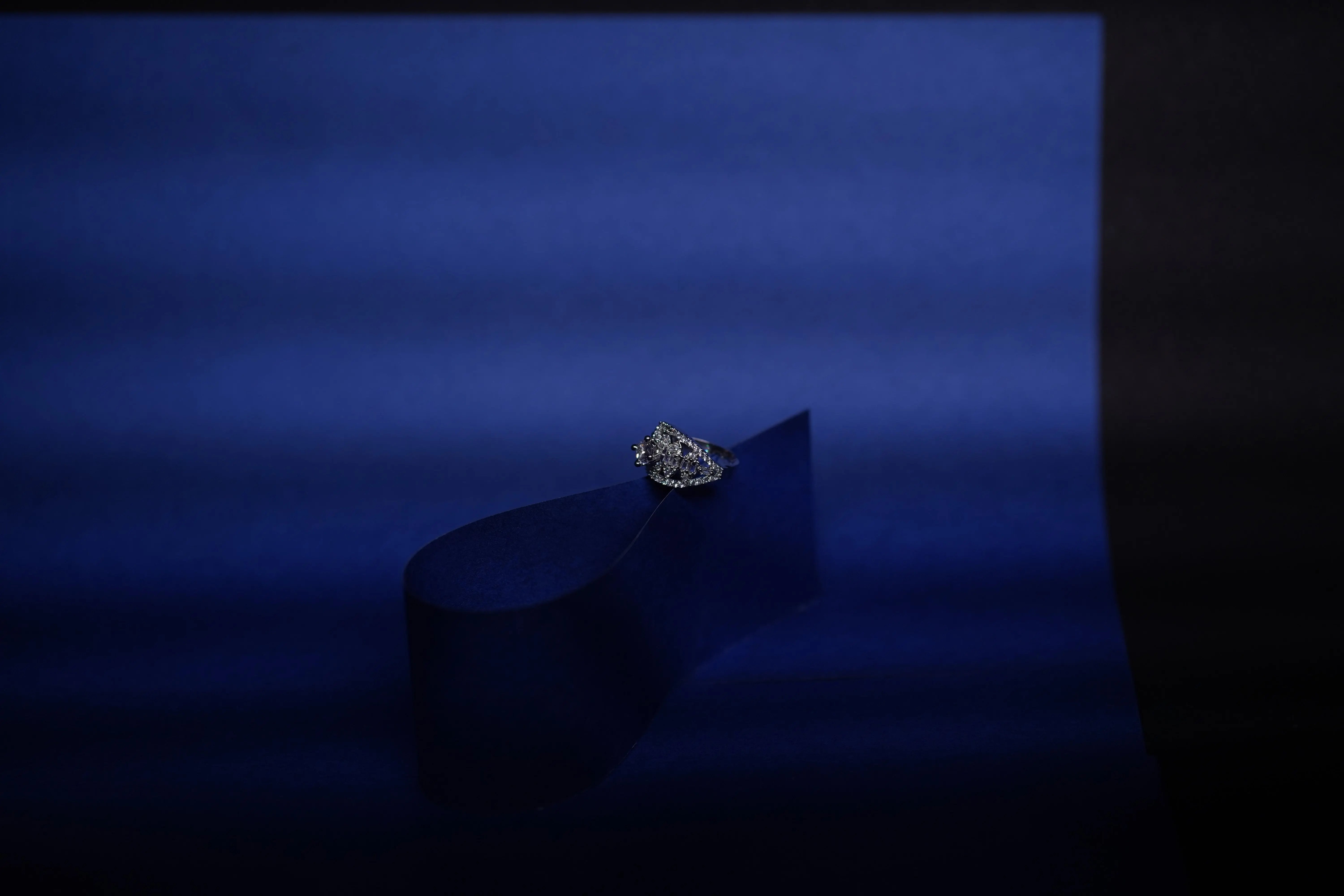 ✨ Elegant OG Silver American Diamond Adjustable Ring – Sparkling Stone Jewelry for Women & Girls ✨ SIZZLE JEWELS