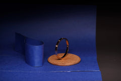 Elegant Rose Gold Bangle Bracelet with Crystal Accents ā Minimalist Luxury Jewelry. SIZZLE JEWELS