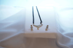 Elegant AD Stone Mangalsutra Set for Women SIZZLE JEWELS