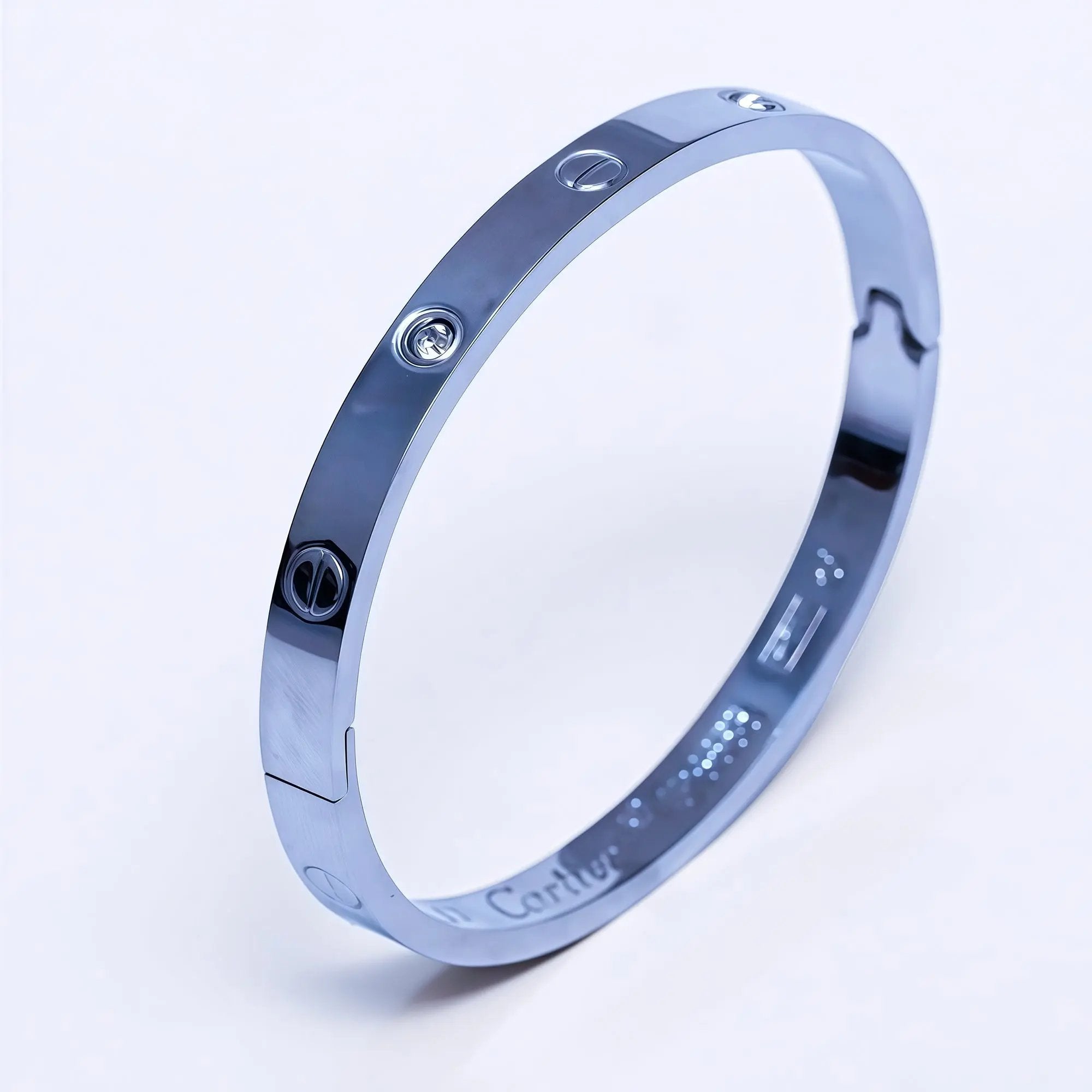 Bold & Chic Stainless Steel Bracelet with Iconic Screw Design β Modern Luxury for Every Occasion SIZZLE JEWELS