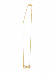 Gold Plated Infinity Necklace