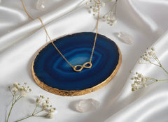 Gold Plated Infinity Necklace