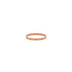 Elegant Rose Gold Bangle Bracelet with Crystal Accents – Minimalist Luxury Jewelry.