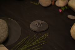 Classic Solitaire Stud Earrings in Gold & Silver – Elegant Crystal Stone Earrings for Daily & Party Wear