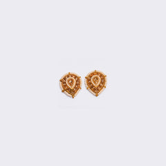 ✨ Traditional Ethnic Stud Earrings with Pearl & Kundan Design – Elegant Daily & Festive Jewelry ✨