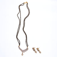 Elegant AD Stone Mangalsutra Set for Women