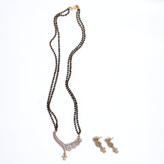 Elegant AD Stone Mangalsutra Set for Women