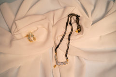 Elegant AD Stone Mangalsutra Set for Women