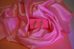 Elegant Silver-Plated Leaf Design Earrings with Pearl Drop – Stylish Party & Wedding Jewelry