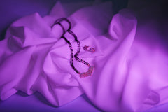Elegant American Diamond Floral Mangalsutra with Earrings