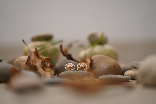 ✨ Traditional Ethnic Stud Earrings with Pearl & Kundan Design – Elegant Daily & Festive Jewelry ✨