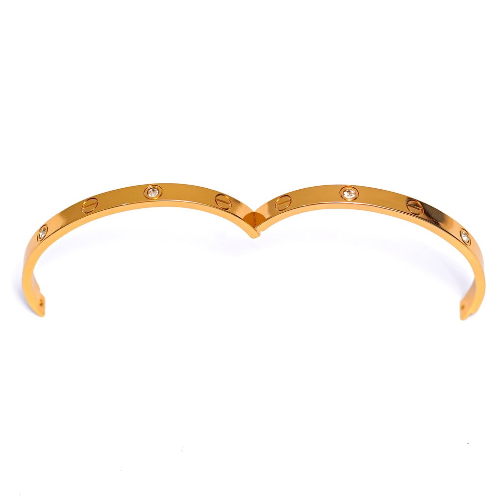 ✨ Trendy Free Size Gold Plated Bracelet – Adjustable Designer Jewelry for Women & Girls ✨