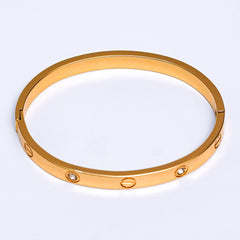 ✨ Trendy Free Size Gold Plated Bracelet – Adjustable Designer Jewelry for Women & Girls ✨