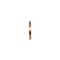 Elegant Rose Gold Bangle Bracelet with Crystal Accents – Minimalist Luxury Jewelry.