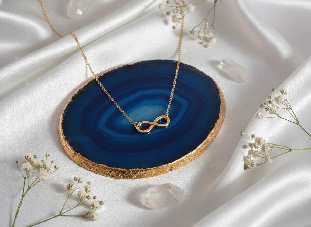 Gold Plated Infinity Necklace